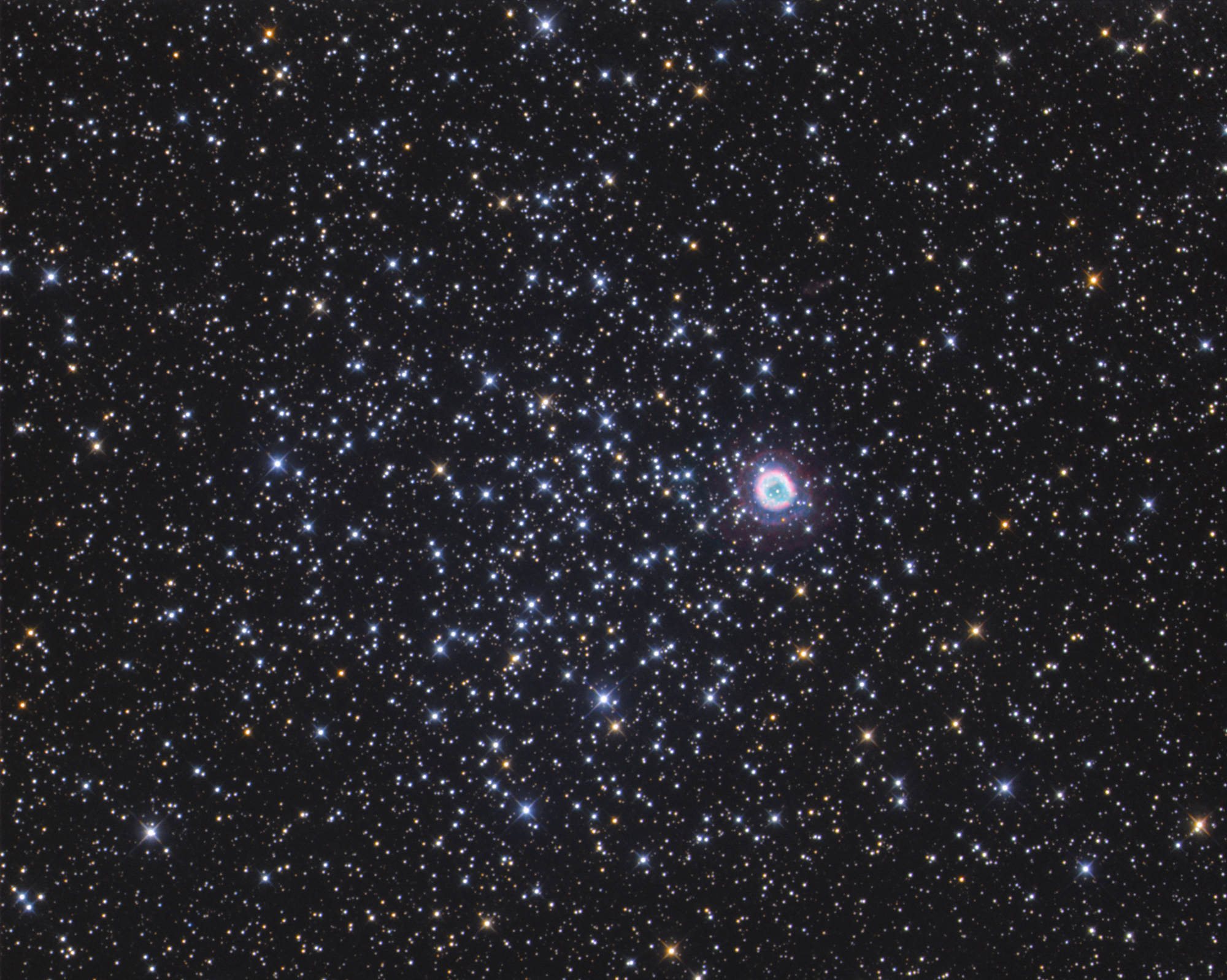 M46 and NGC2438 (Full Frame)