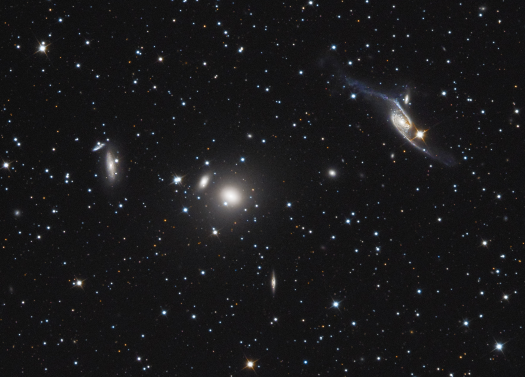 NGC 6872 The Collosal Condor Galaxy Group