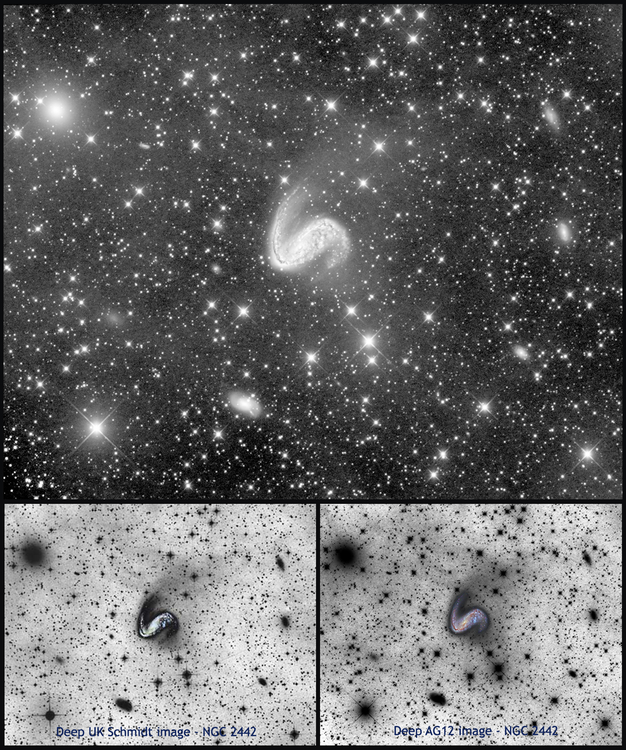 NGC2442 Enhanced Milky Way Cirrus dust
