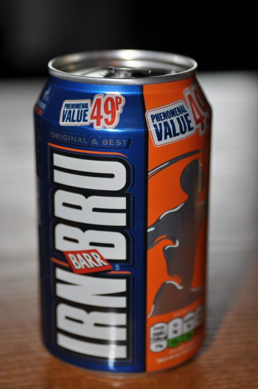 Irn Bru- The other national Drink of Scotland 