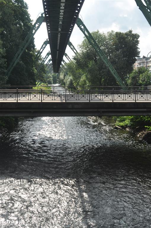 Railtracks over the Wupper river