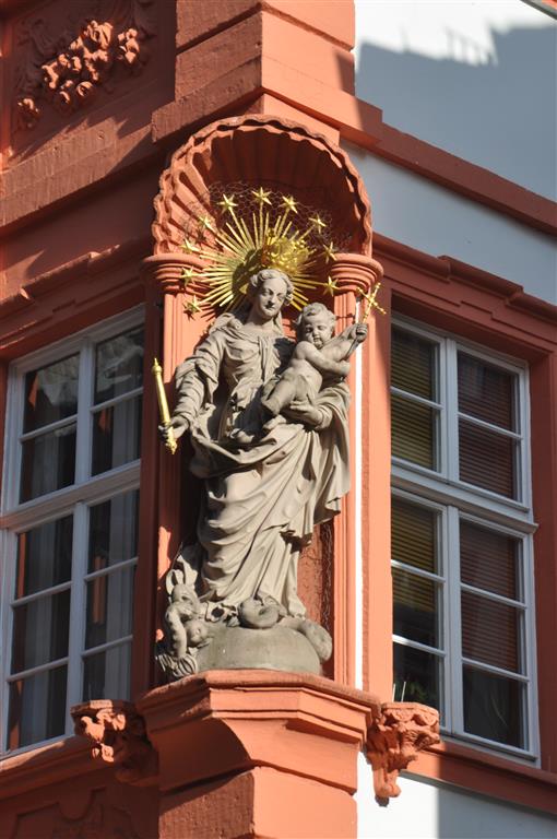 Lady on a street corner