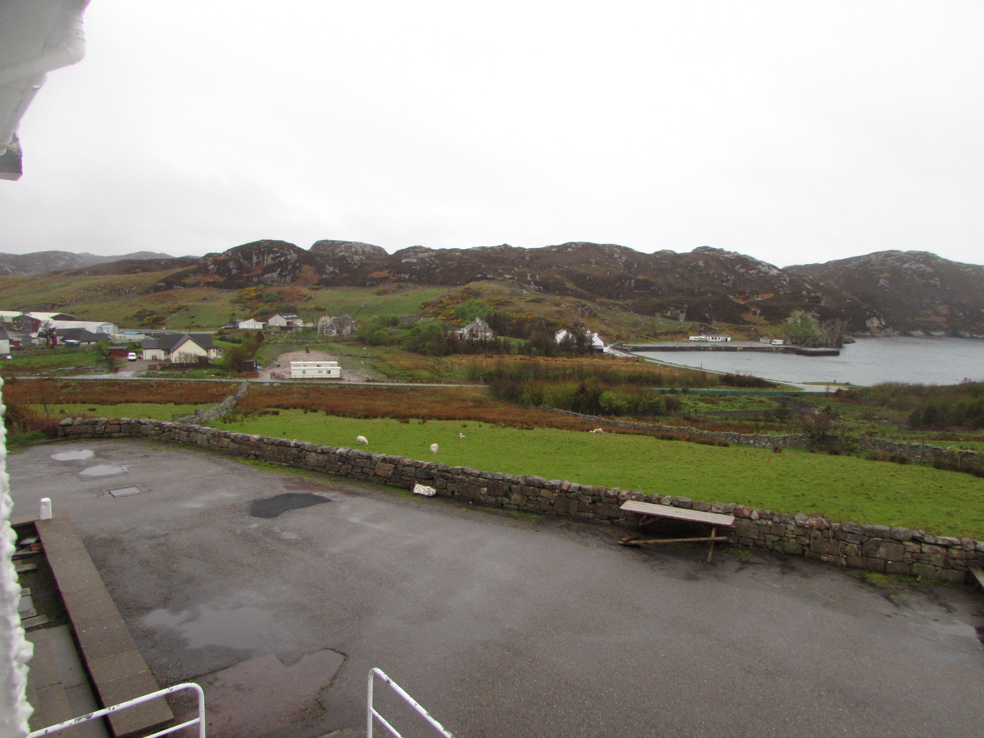 View from Hotel in Kinlochbervie
