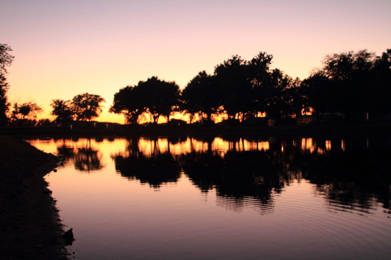 Sunset, Sunset Lakes Resort, Joslin, IL