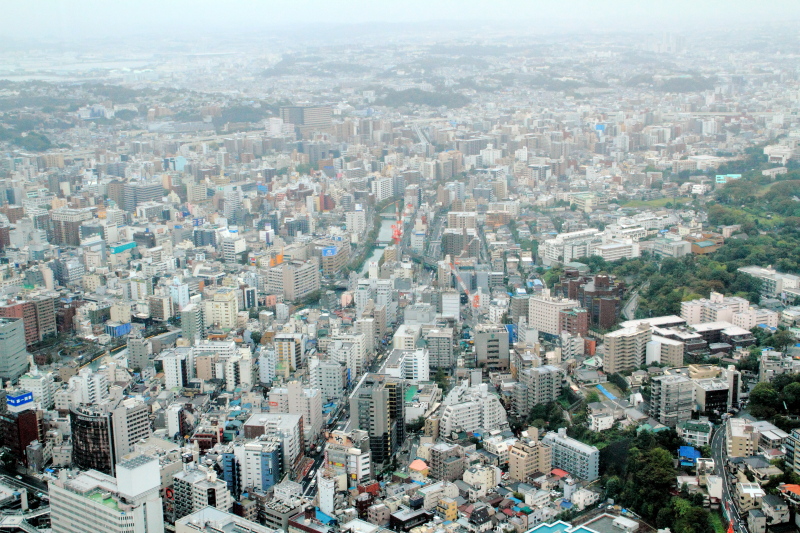 Yokohama, view from Landmark Tower, Japan
