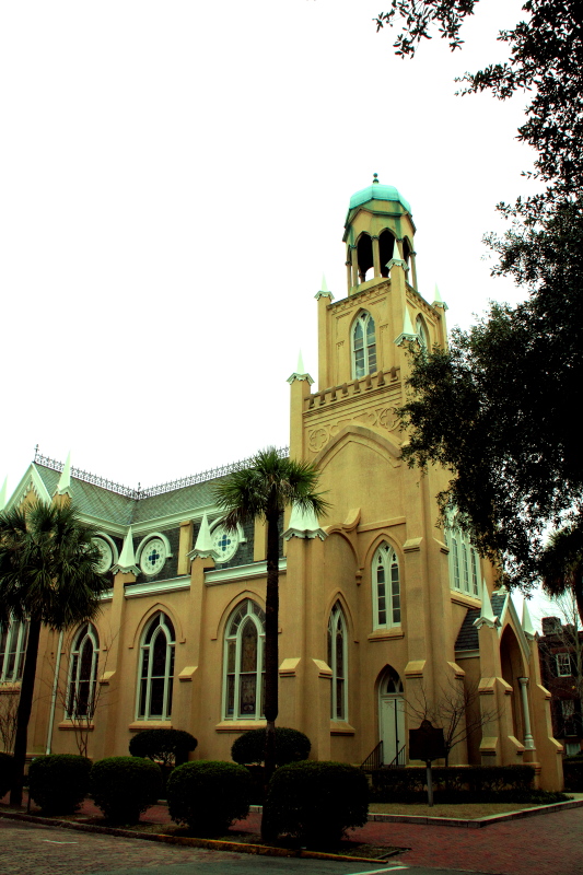 Temple Mickve Israel, 1878, Monterey Square