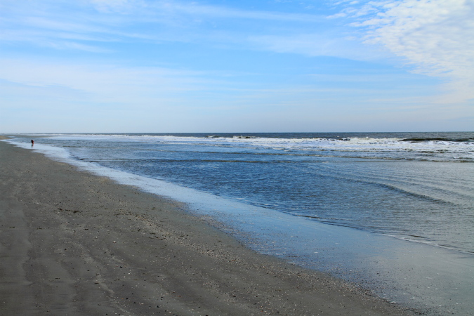 Coligny beach, Atlantic Ocean
