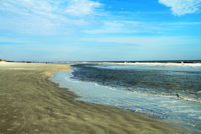 Coligny beach, Atlantic Ocean