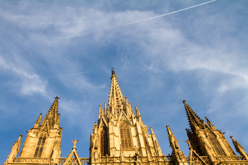 Cathedral of Santa Eulalia, Barcelona Cathedral, Barcelona, Spain
