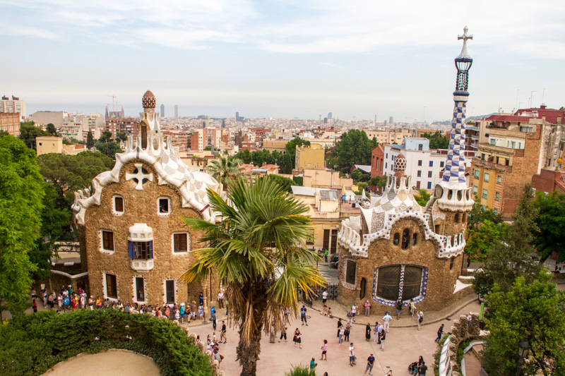 Porters Lodge, Casa Del Guardo, Park Guell, Antoni Gaudi, Barcelona, Spain