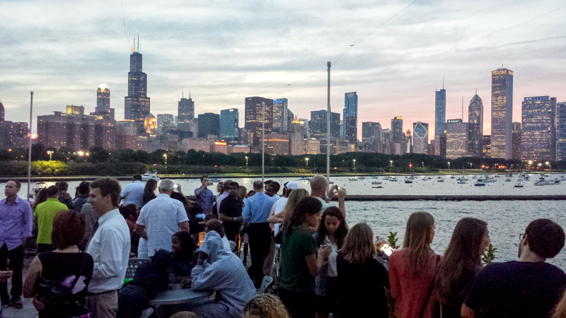 Jazz night at the Shedd Aquarium