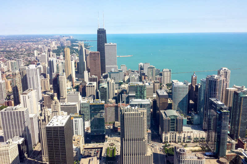 Northview, Hancock building, Chicago view from the Aon Center