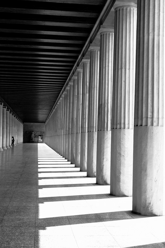 Stoa of Attalos columns, Athens