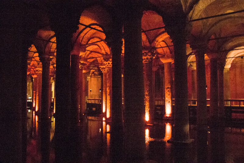 Basilica Cistern (Yerebatan Sarayý), Istanbul, Turkey