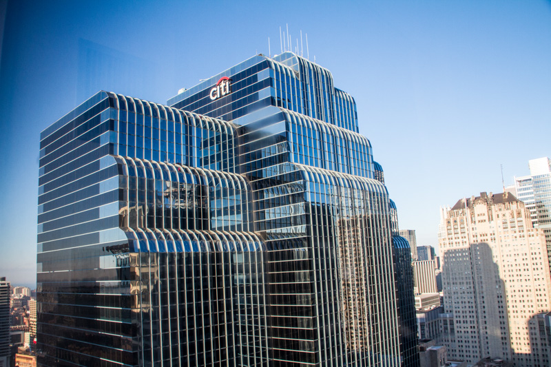Citibank Tower, Chicago, St. Patricks Day, 2015