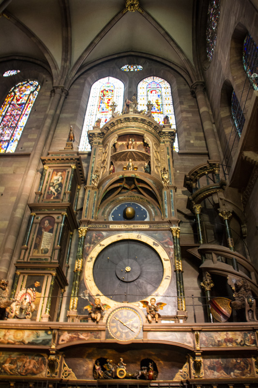 Astronomical clock, La cathedrale Notre-Dame de Strasbourg, France