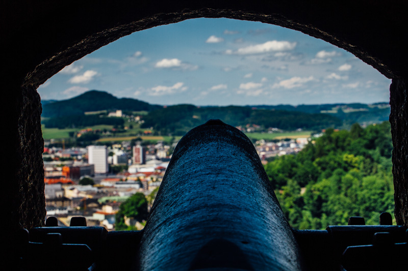 Cannon, Salzburg Castle, Salzburg, Austria