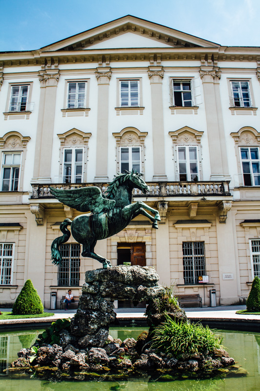 Pegasus statue, Mirabellgarten, Salzburg, Austria