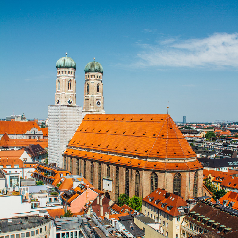 Frauenkirche, Dom zu Unserer Lieben Frau, Cathedral of Our Dear Lady, Munich, Bavaria, Germany