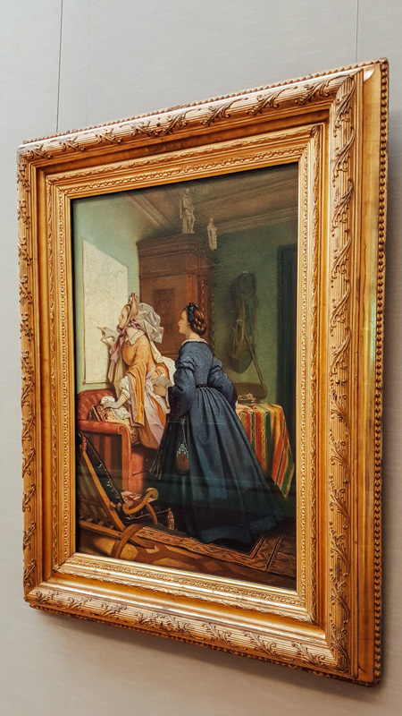 Der Besuch I um, Moritz von Schwind, 1855, Neue Pinakothek, Munich, Bavaria, Germany