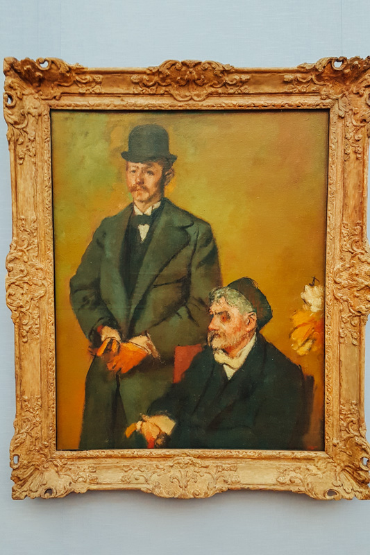 Henri Rouart and his son Alexis, Edgar Degas, 1895, Neue Pinakothek, Munich, Bavaria, Germany