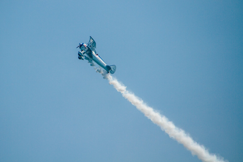 Air and Water show 2015 - Dave Dacy in the Super Stearman Model 70, Chicago