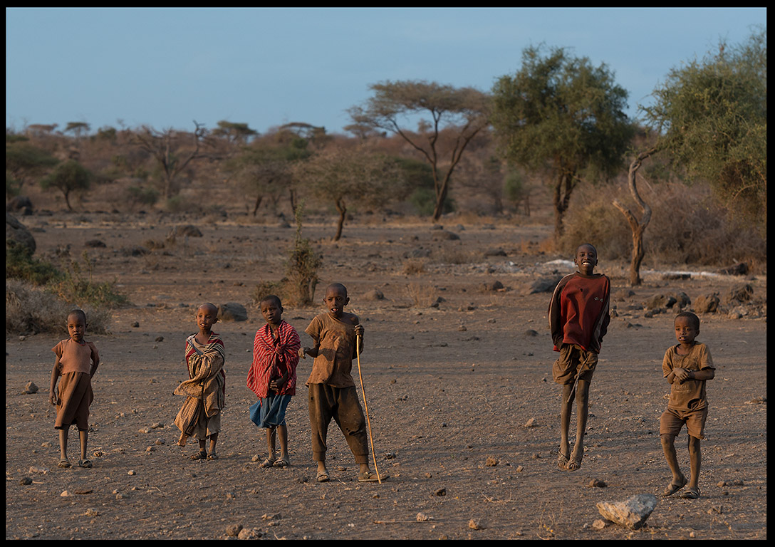 Masai Children - always jumping....