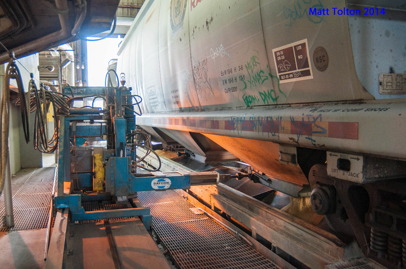 Unloading Railcars