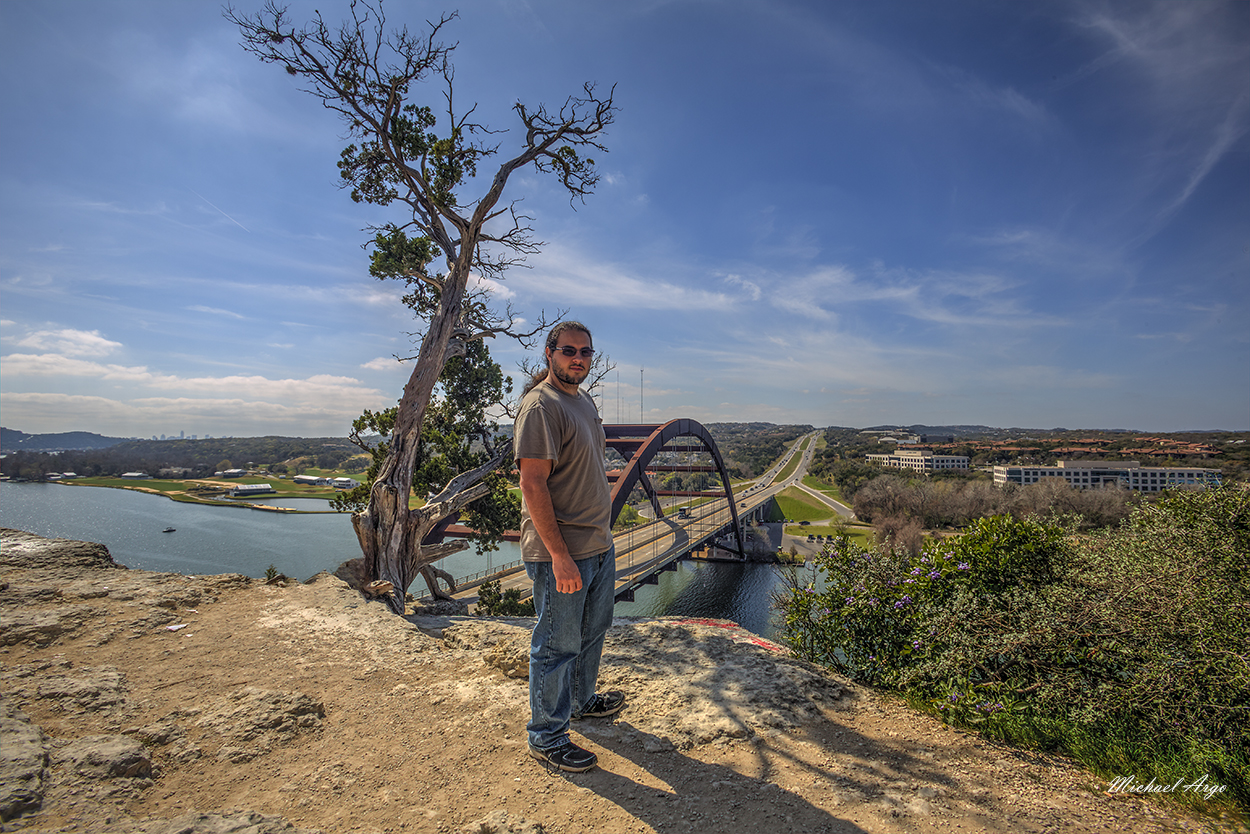 Jonathan at the 360 Loop Bridge