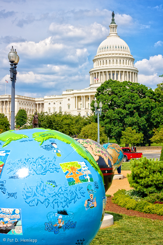 Globes and dome