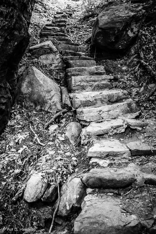 Rock stairs