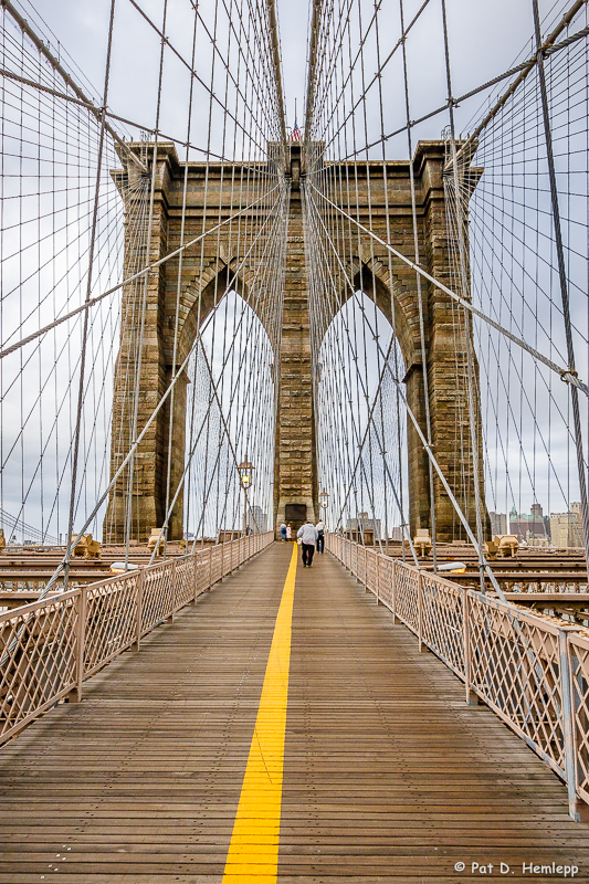 Crossing the bridge