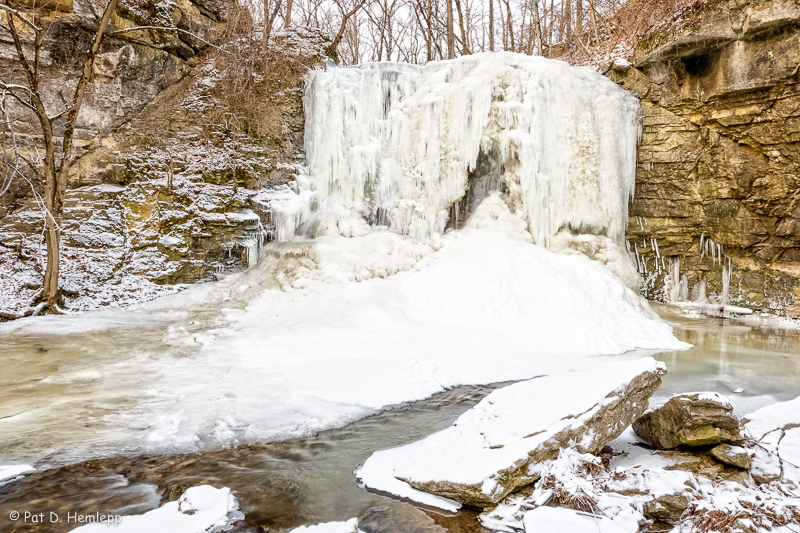 Frozen falls