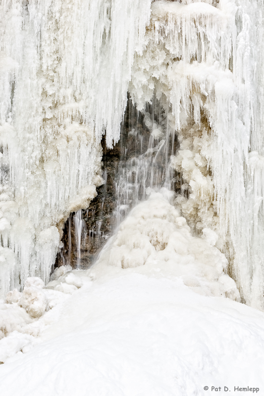 View through ice