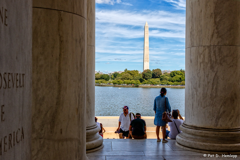 Between the columns