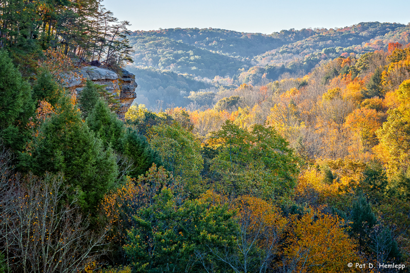 Cliffs and hills