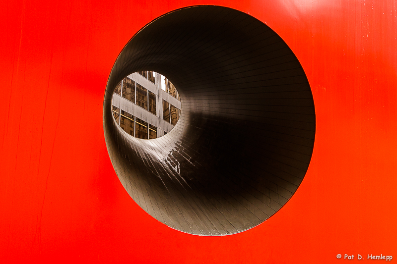 Through the hole