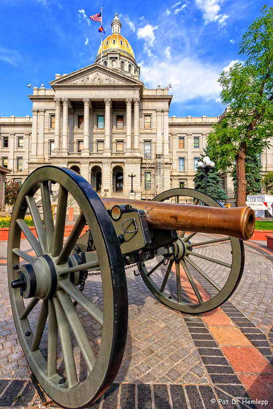 Cannon at the capitol