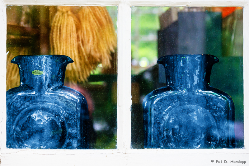 Colored bottles