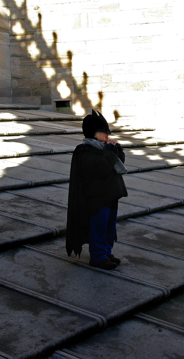 A little Batman on the roof .. 3591