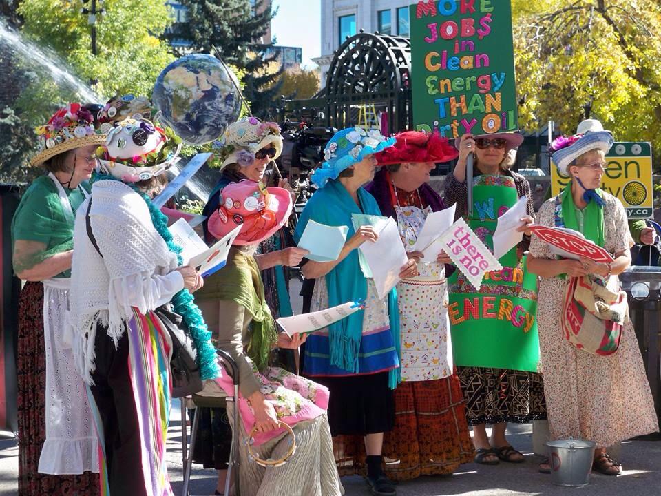 Grannies climate rally