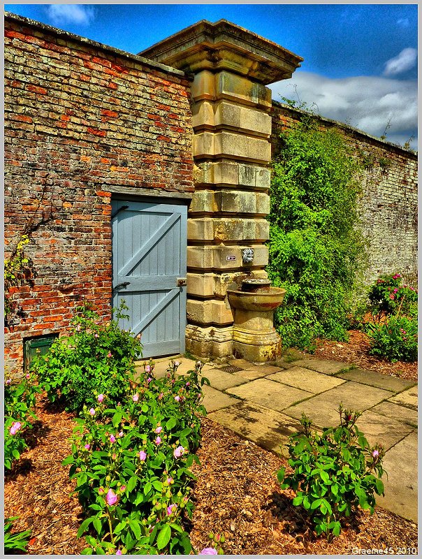Garden Gate & Fountain