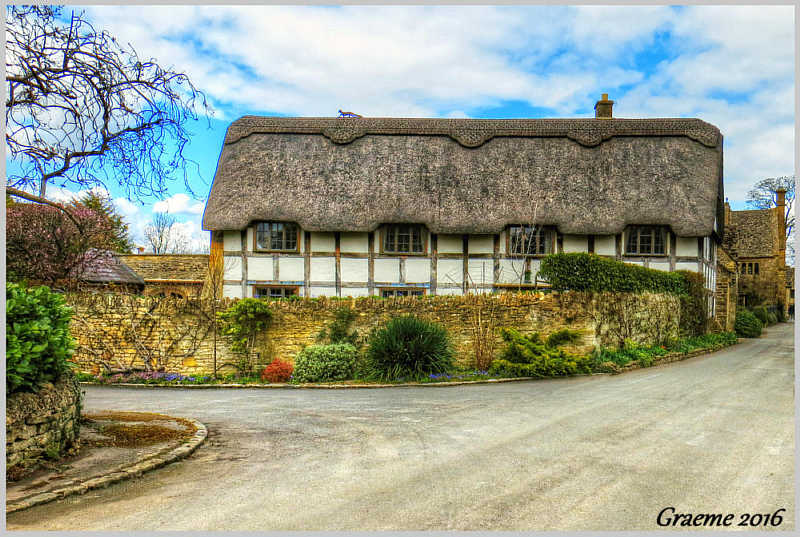 A Closer View of this Thatched Cottage