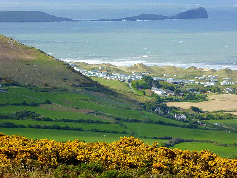 looking out to worms head, rhossili