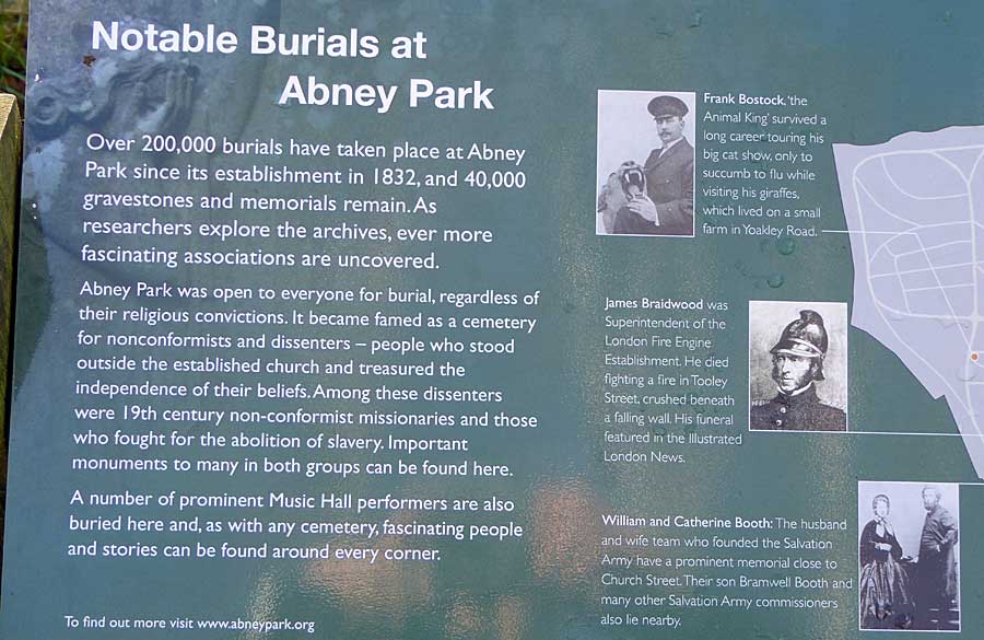 abney park cemetery, stoke newington