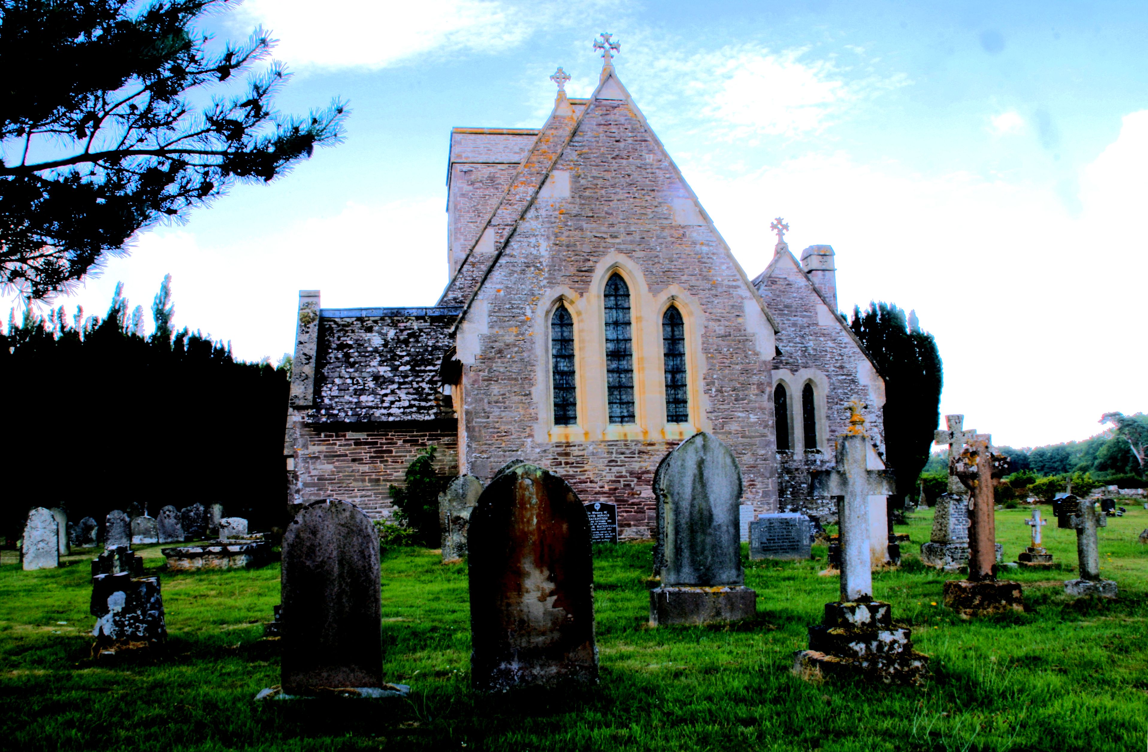 Llangasty Church From the West