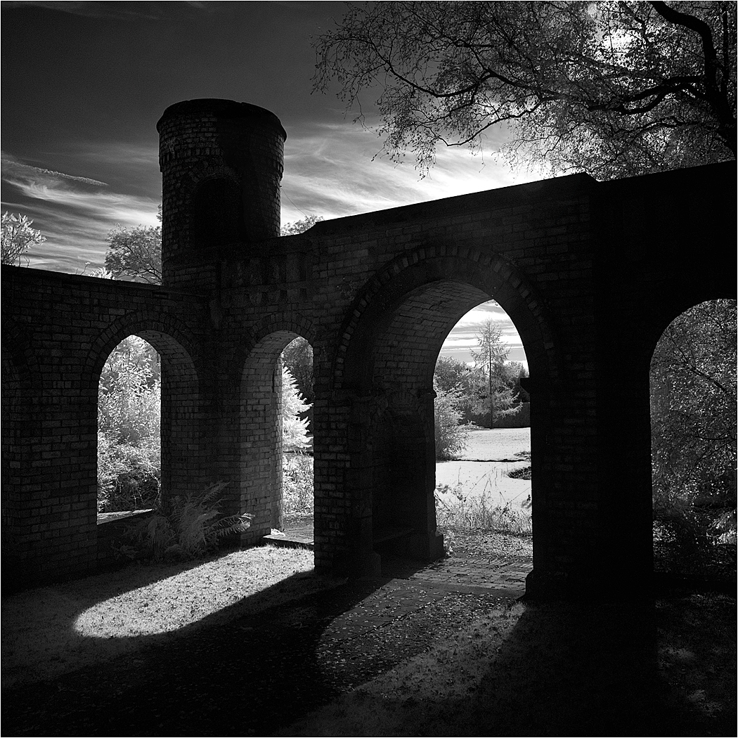 Lengthening shadows, Dyffryn Gardens
