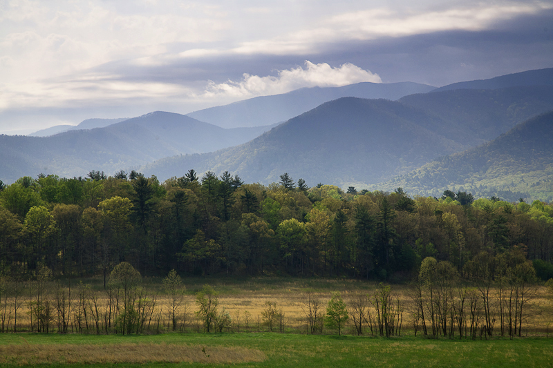 Ominous skies over Cades Cove