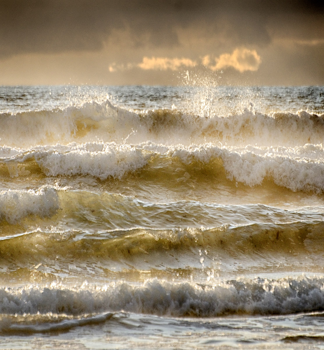 Atlantic Waves at Dusk