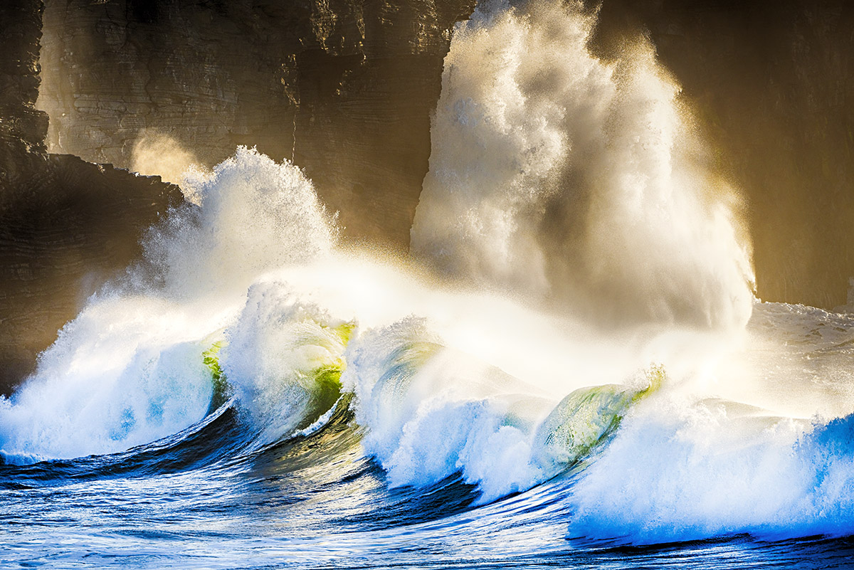 Atlantic Waves at Dusk 